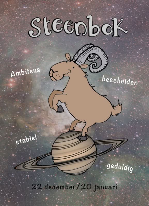 Steinbock Postkarte