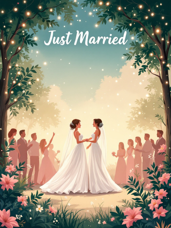 Just married vrouw