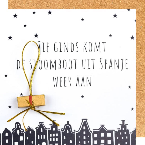 Carte de voeux Sinterklaas voir là ...